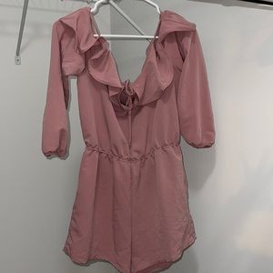 Off Shoulder Romper